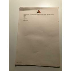 62. A4 vel NSB briefpapier