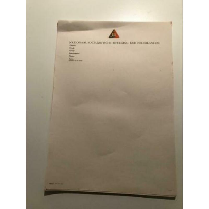 62. A4 vel NSB briefpapier