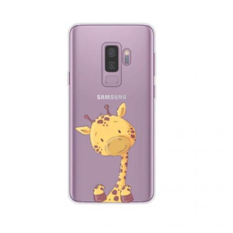 Samsung S8/S8+/S9/S9+/S10/S10+ Girafje transparante hoesjes