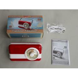 3in1; Powerbank, Speaker en Retro Radio -NIEUW-