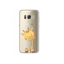 Samsung S8/S8+/S9/S9+/S10/S10+ Girafje transparante hoesjes