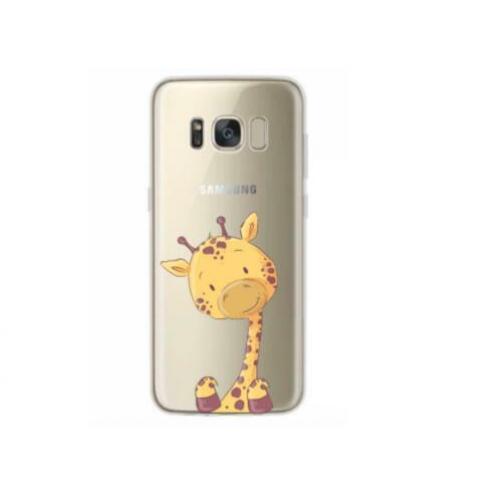 Samsung S8/S8+/S9/S9+/S10/S10+ Girafje transparante hoesjes
