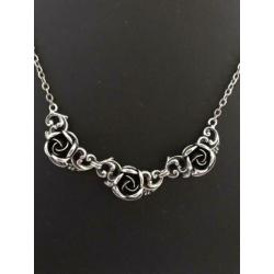 Zilveren TEKA ROOSJES ketting