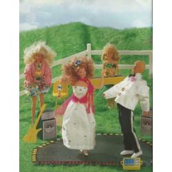 FEESTKLEDING patronen voor BARBIE, SKIPPER en KEN