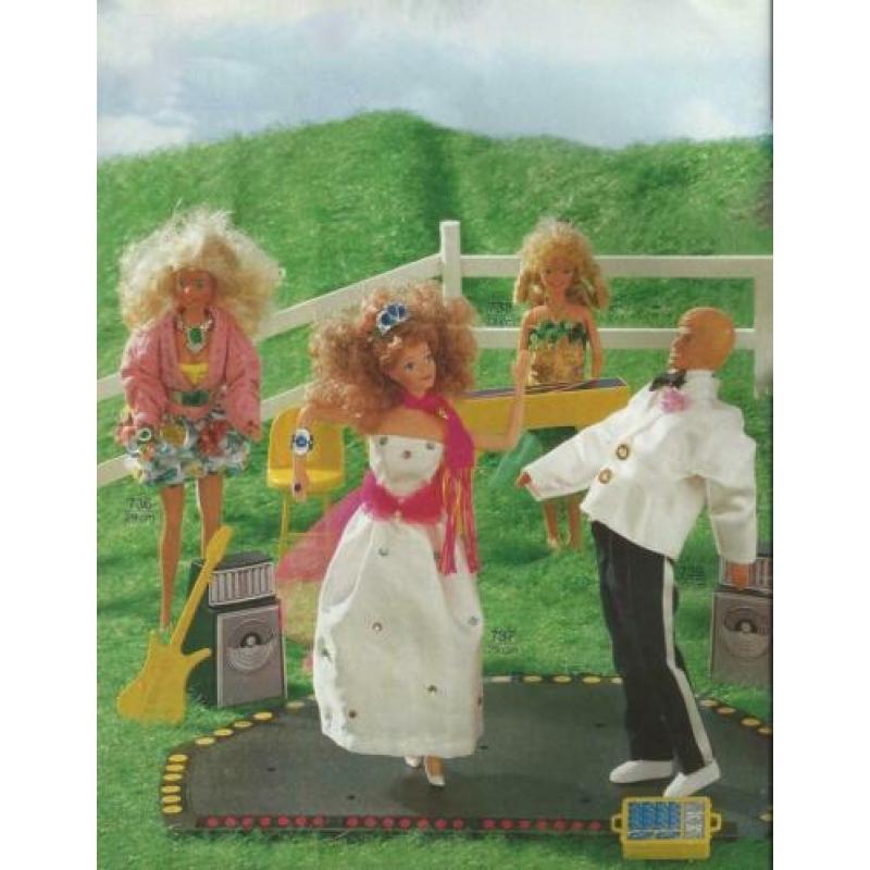 FEESTKLEDING patronen voor BARBIE, SKIPPER en KEN