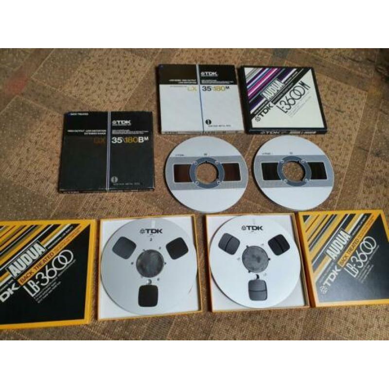 TDK bandrecorder banden 26cm