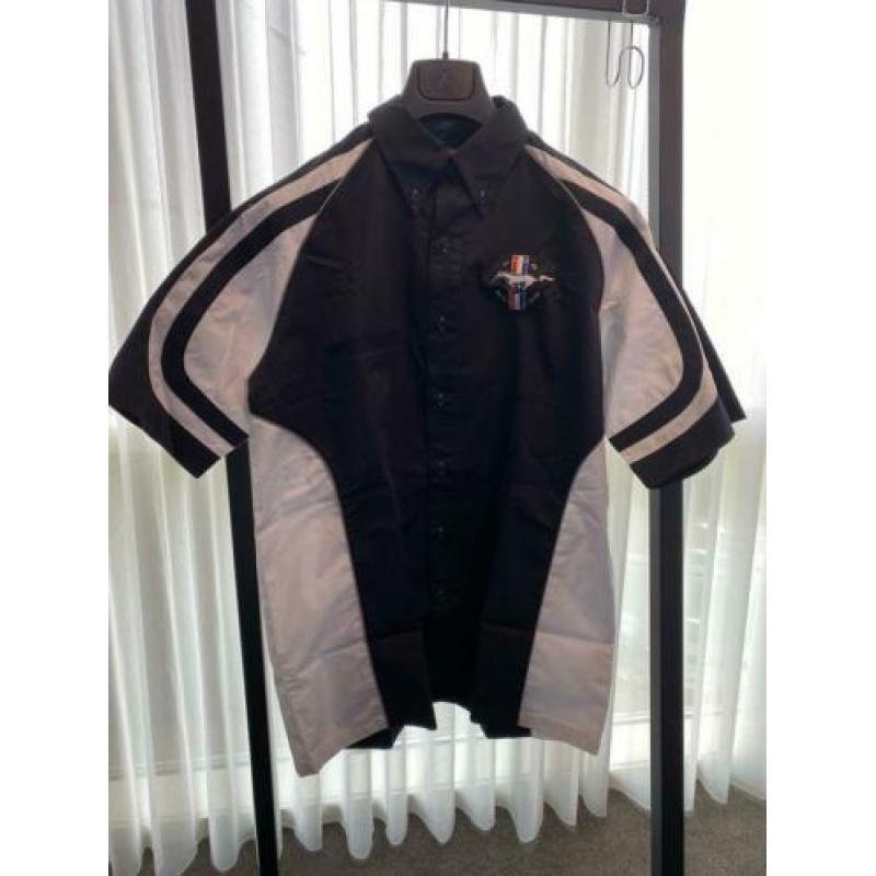 Schitterend shirt NIEUW van Ford Mustang, blauw/wit, maat XL