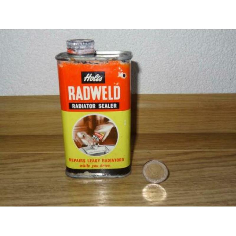 Holts radweld radiotor sealer blik auto repair olie olieblik