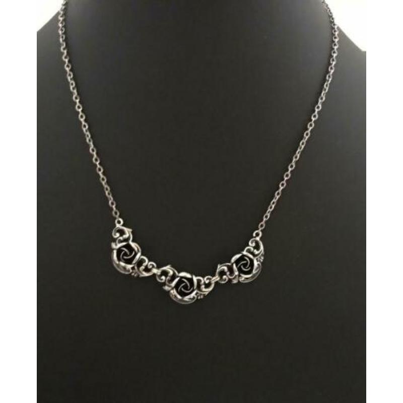 Zilveren TEKA ROOSJES ketting