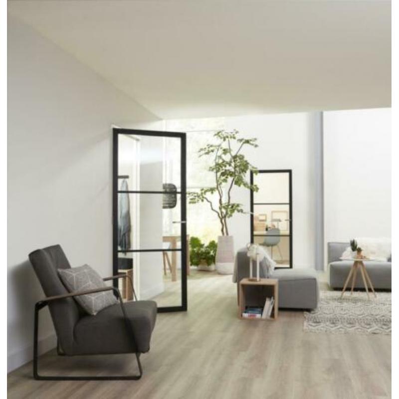 taatsdeur deuren binnendeuren houten industriële staal look