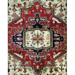 Handgeknoopt sughagi tapijt indo Perzisch kleed wol 195x240