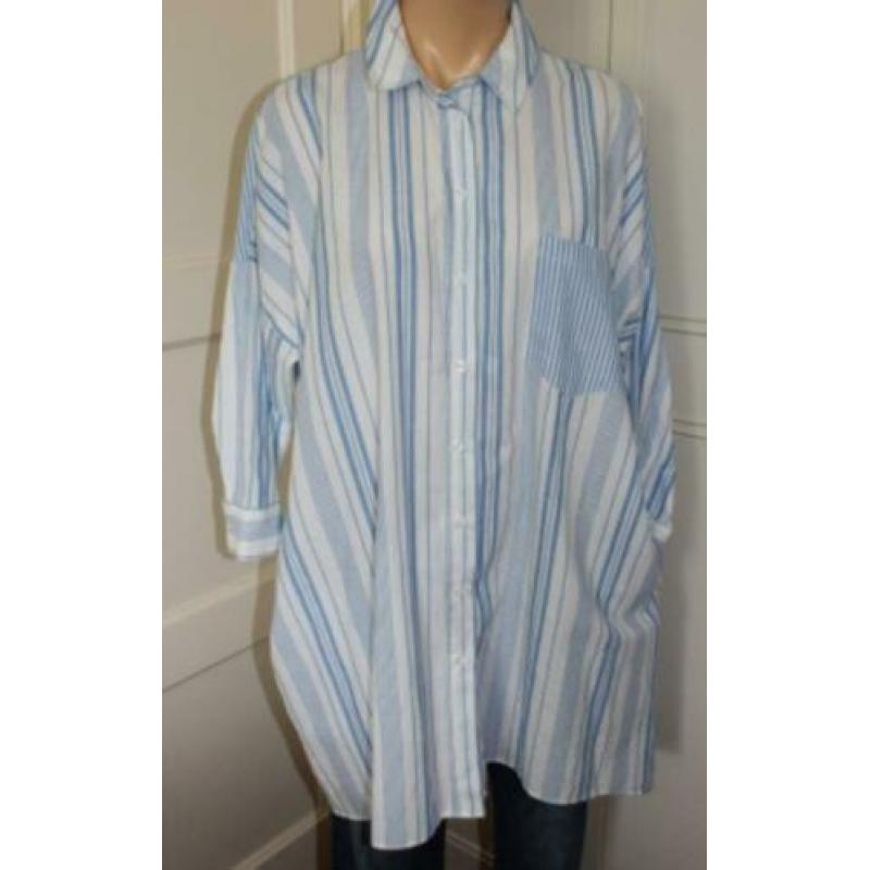 Zara Blouse - Basic Denim - maat S