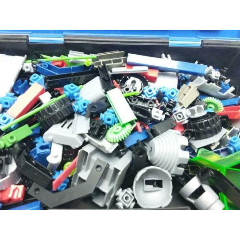 Construx mattel met koffer en bouwboek consrtructiespeelgoed