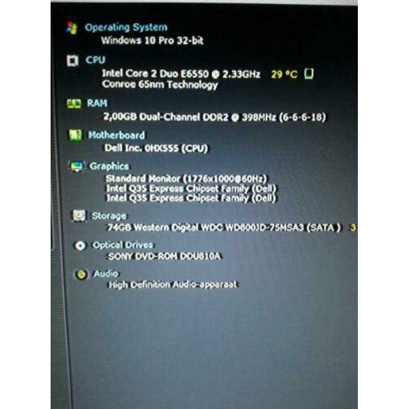 Pc met monitor