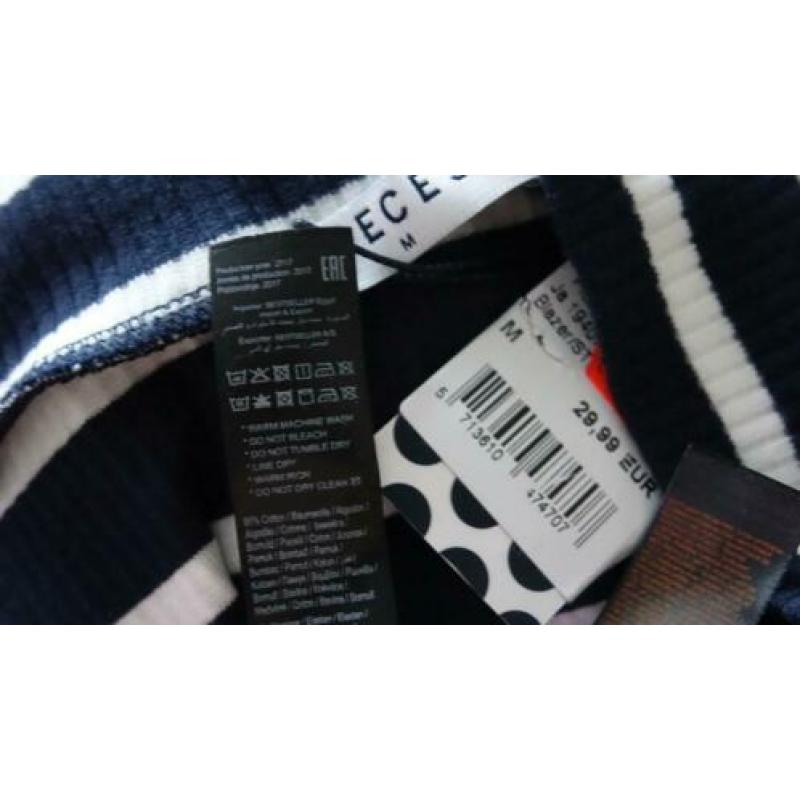 donkerblauwe nieuwe off scholders jurk van PIECES