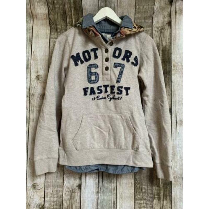Super mooie hoodie met vaste blouse (Maat S)