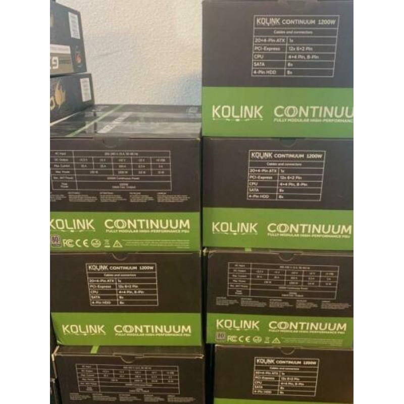 4x | Kolink 1200 watt platinum voeding voor maar € 200!