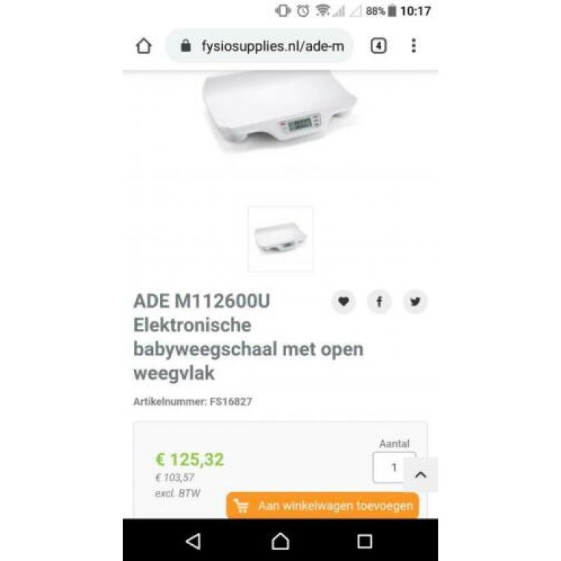 Babyweegschaal alecto