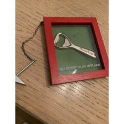Heineken opener bij Dorst glas inslaan origineel