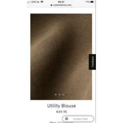 Costes blouse, middengroen, maat XL