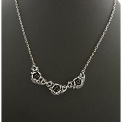 Zilveren TEKA ROOSJES ketting