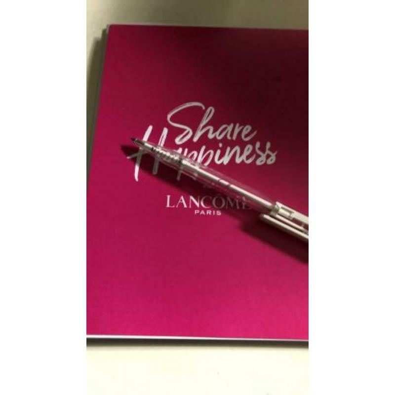 Lancôme set noteblok en pen nieuw