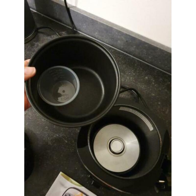 Perpect cooker 0.7 rijstekoker nieuw zwart