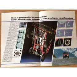 Autofolder/Brochure Suzuki SJ 413/410 16 pagina's