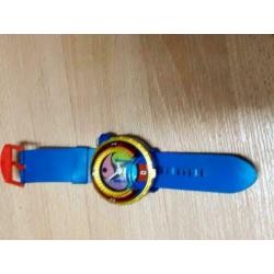 blauwe YO-KAI WATCH met licht en geluid en 3 munten