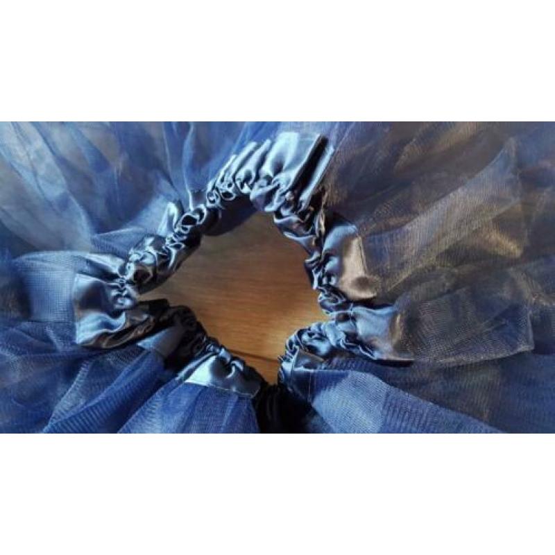 Nieuwe donkerblauwe petticoat / tutu / onderrok, mt 34 tm 44
