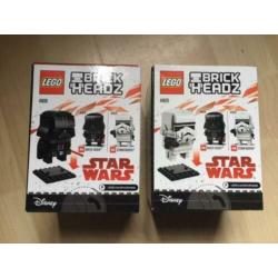 Lego Star Wars 41619 & 41620 Brickheadz (nieuw in doos)