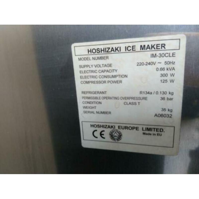 hoshizaki im30 cle ijsblokjesmachine