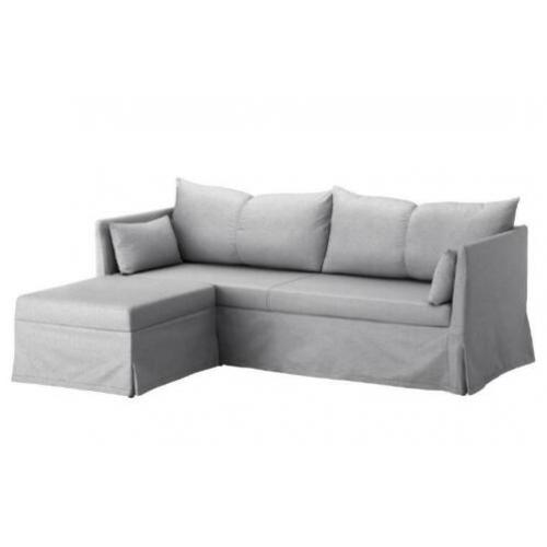 Grijze hoes Ikea Sandbacken