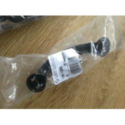 Greep Jade zwart 116 mm, Nieuw in verpakking 4 stuks, Metaal