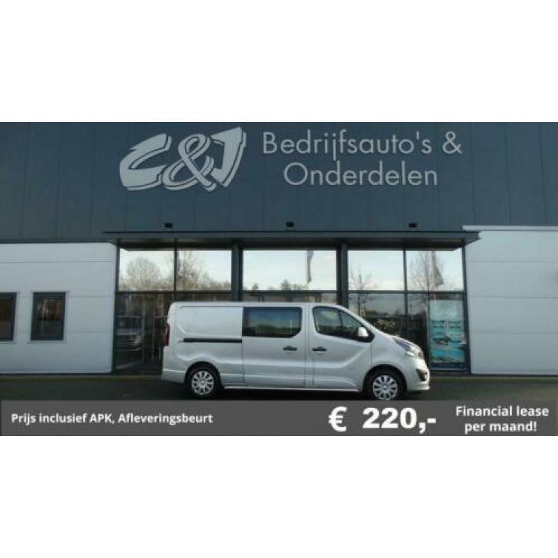 Opel Vivaro 1.6 CDTI L2H1 Dubbele cabine sport luxe lease 22