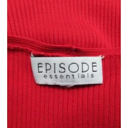 Rood zijde mix vest van Episode Essentials - mt S