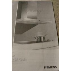 Als nieuwe RVS Siemens afzuigkap wandschouw