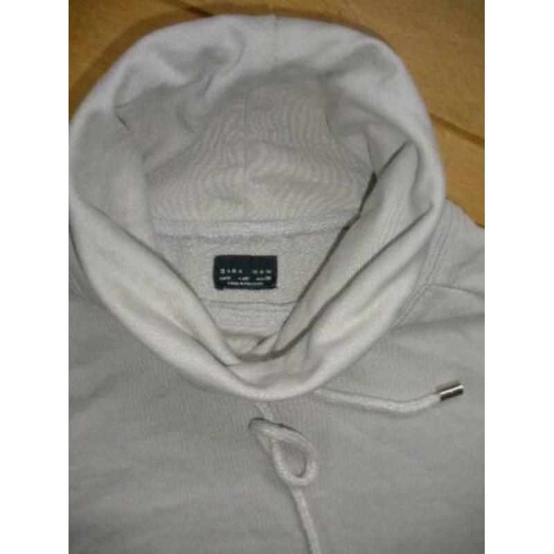 ZARA Man sweater beige met kol maat M