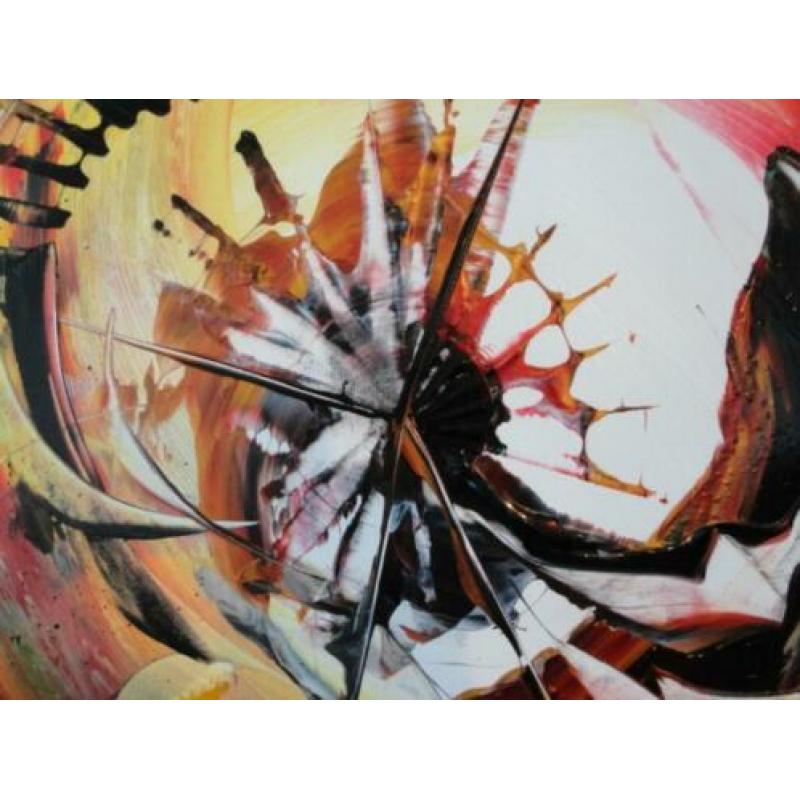 " Domenico " prachtig Acrylschilderij 120 cm x 60 cm