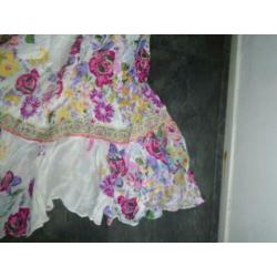 Made in India Ibiza Gebloemde Katoen Maxi Lang Rok mt M/L