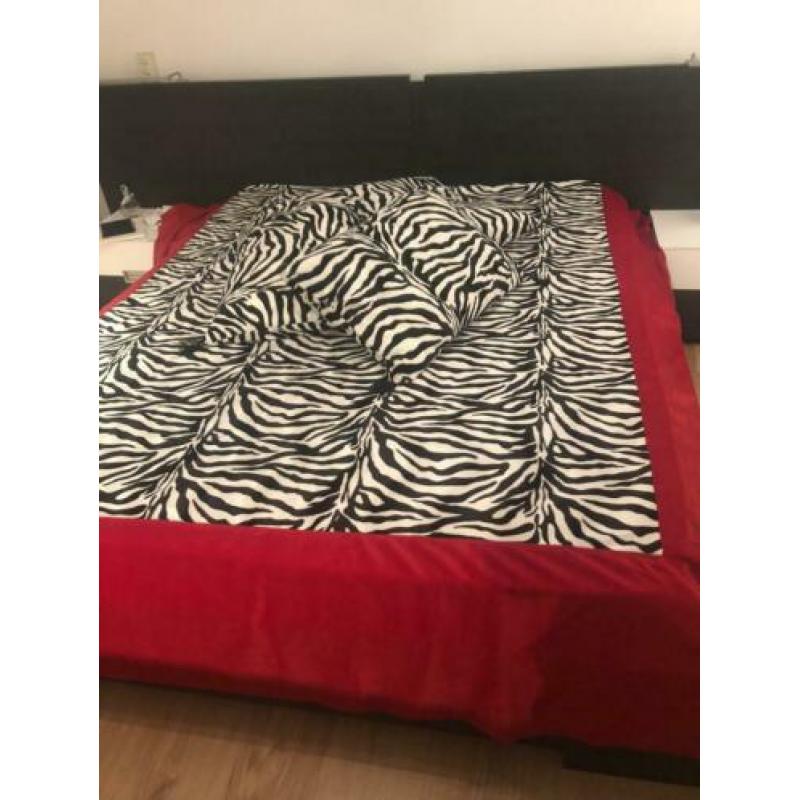 Bedsprei Zebra tweepersoons met kussenslopen en kussens