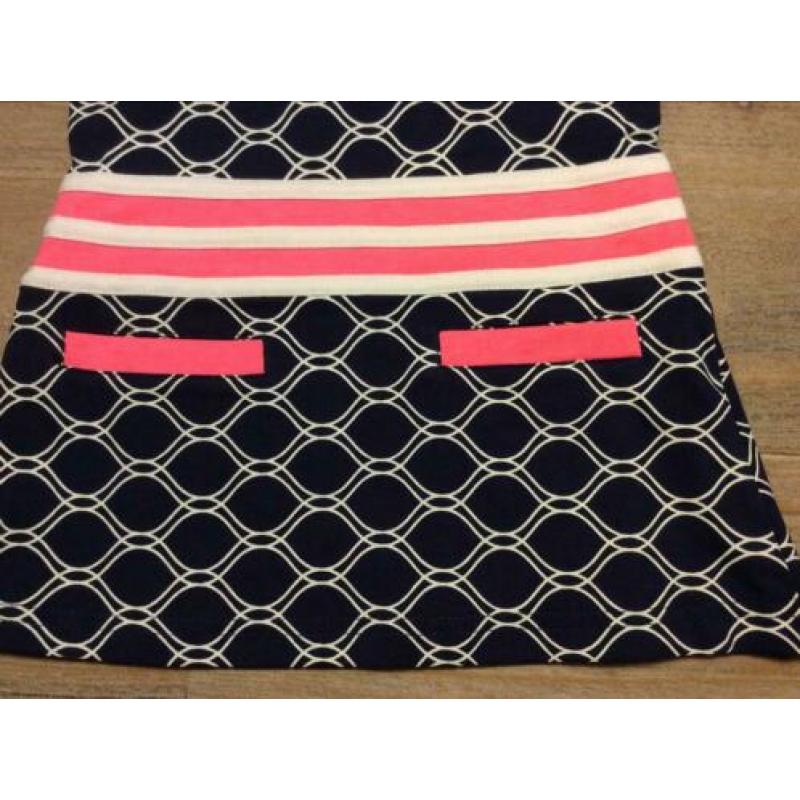 Nieuw jurk LoFff jurkje meisje merk blauw roze 98