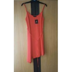 Primark dames nieuw jurkje m 38 jurk rood oranje