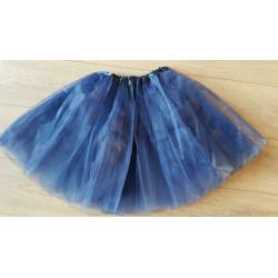 Nieuwe donkerblauwe petticoat / tutu / onderrok, mt 34 tm 44