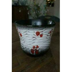 Vintage bloempot, Carstens, West Germany, 18 cm
