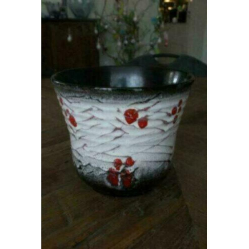 Vintage bloempot, Carstens, West Germany, 18 cm