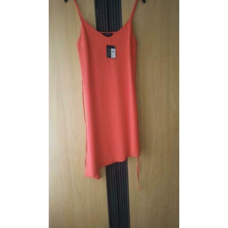 Primark dames nieuw jurkje m 38 jurk rood oranje