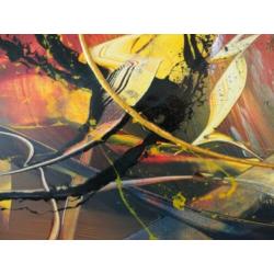 " Domenico " prachtig Acrylschilderij 120 cm x 60 cm