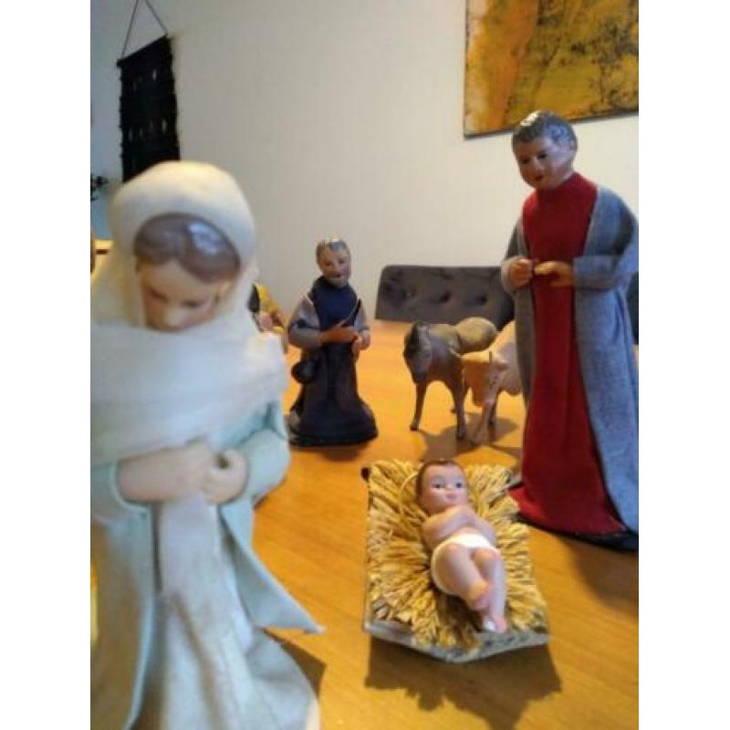 Antieke Kerststal
