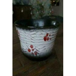 Vintage bloempot, Carstens, West Germany, 18 cm